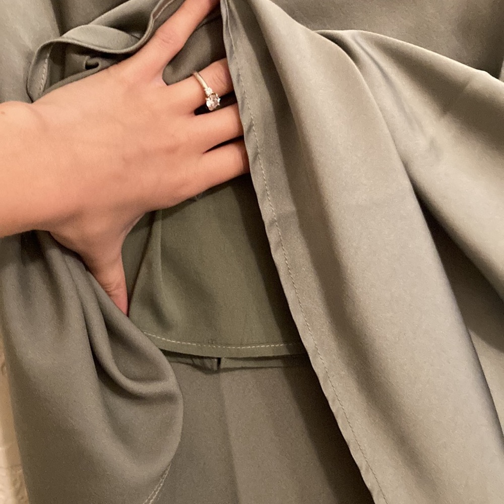 All:Row pistachio green slip skirt - Picture 11 of 14